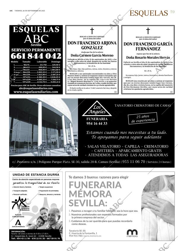 ABC SEVILLA 26-09-2025 página 59