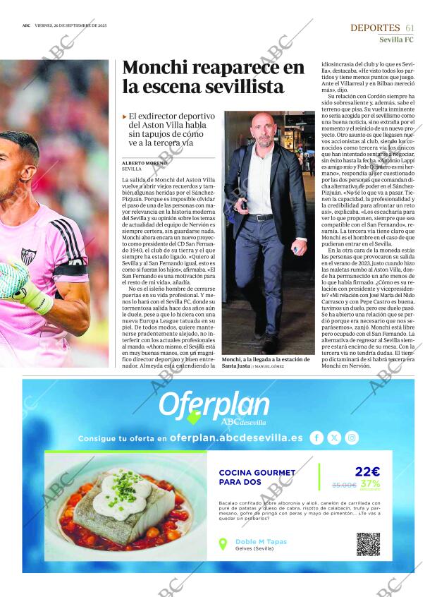 ABC SEVILLA 26-09-2025 página 61