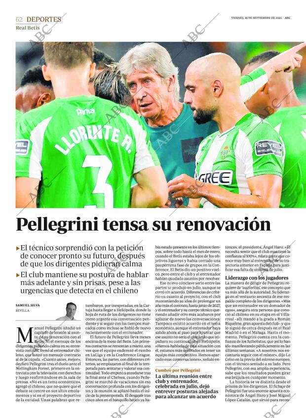 ABC SEVILLA 26-09-2025 página 62