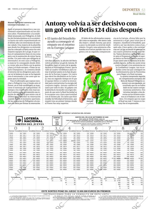ABC SEVILLA 26-09-2025 página 63