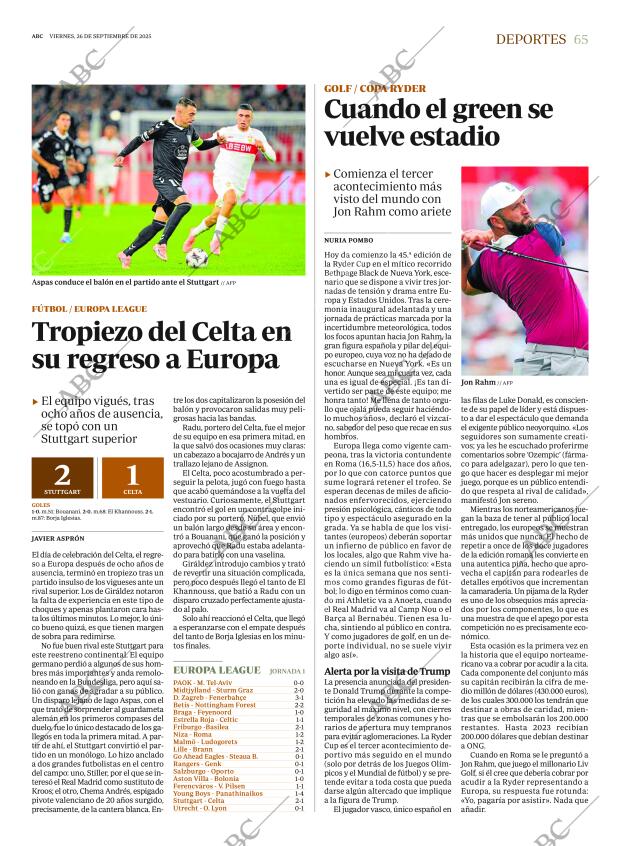 ABC SEVILLA 26-09-2025 página 65