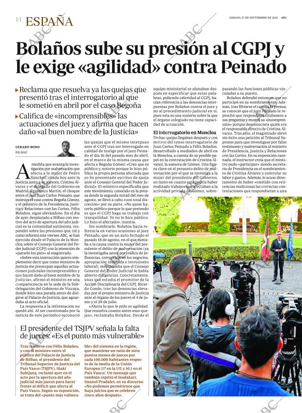 ABC MADRID 27-09-2025 página 14