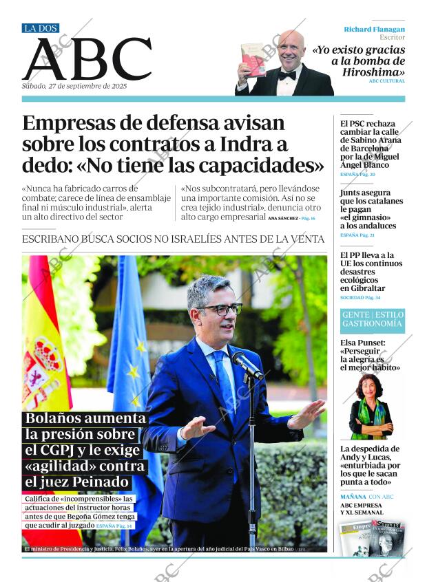 ABC MADRID 27-09-2025 página 2