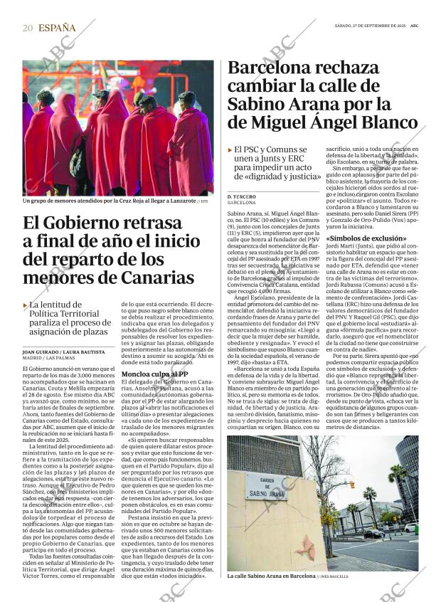 ABC MADRID 27-09-2025 página 20