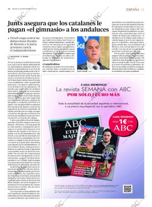 ABC MADRID 27-09-2025 página 21