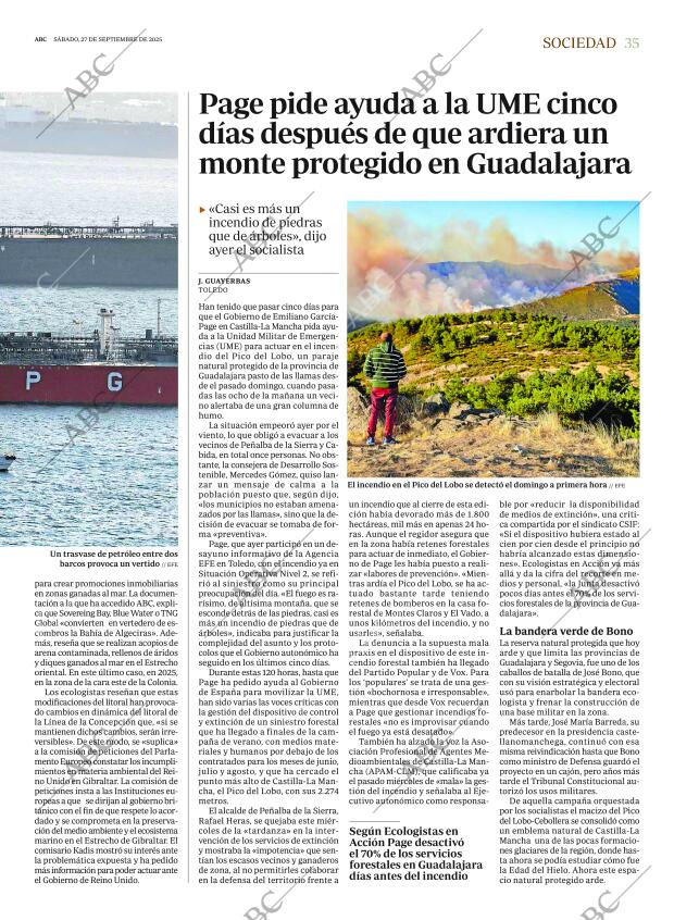 ABC MADRID 27-09-2025 página 35