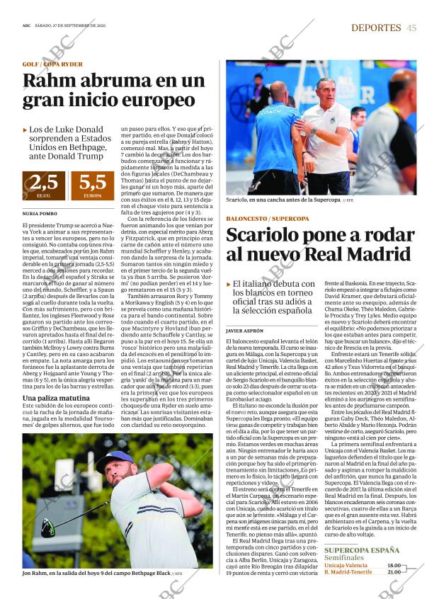 ABC MADRID 27-09-2025 página 45