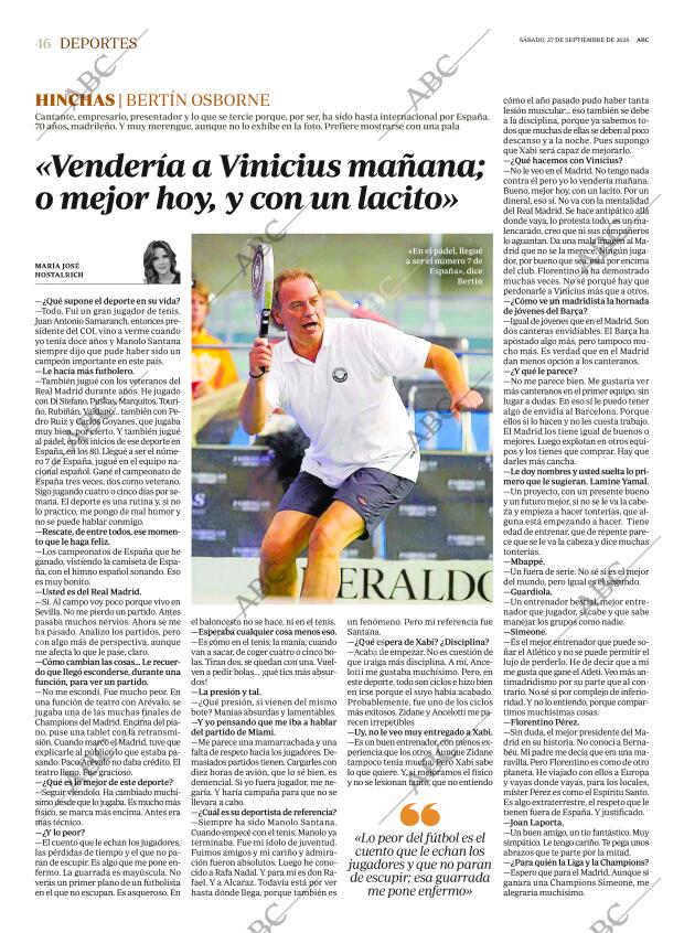 ABC MADRID 27-09-2025 página 46