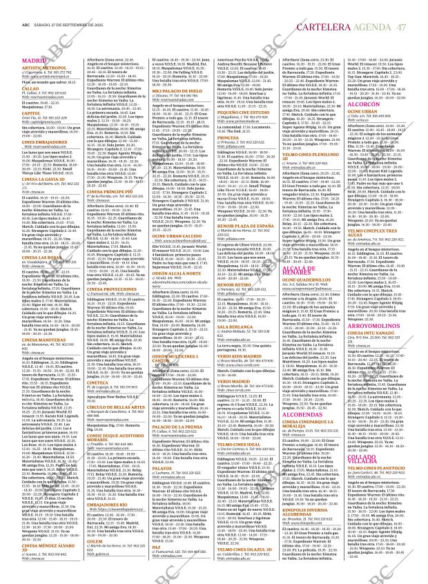 ABC MADRID 27-09-2025 página 47