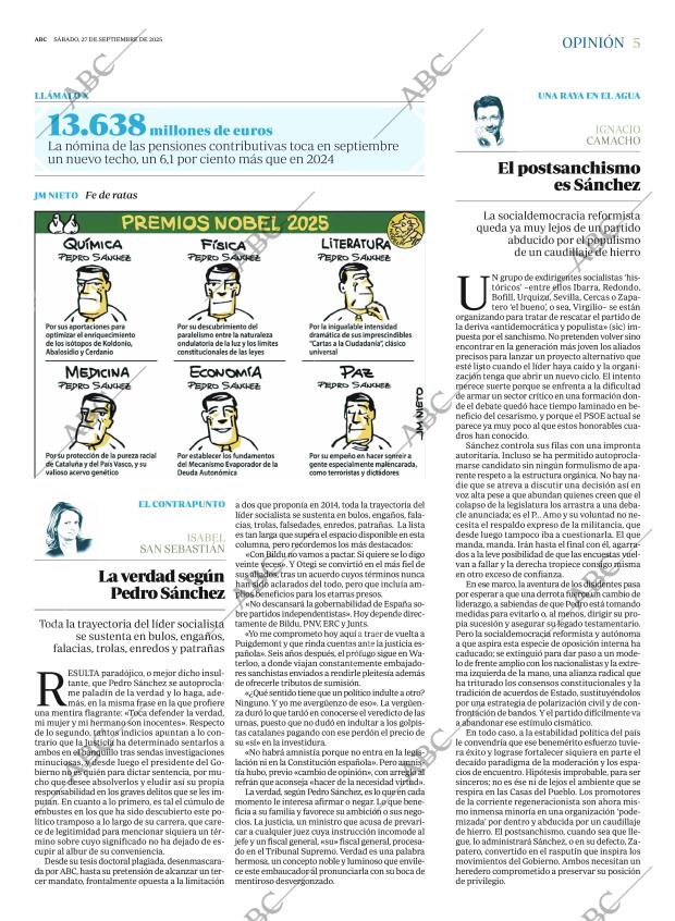 ABC MADRID 27-09-2025 página 5