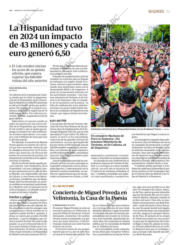 ABC MADRID 27-09-2025 página 51