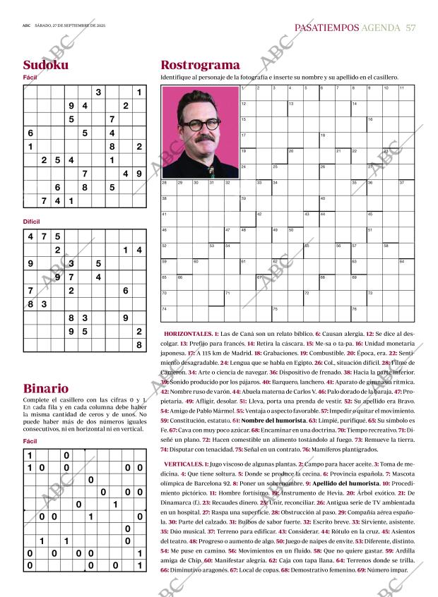ABC MADRID 27-09-2025 página 57
