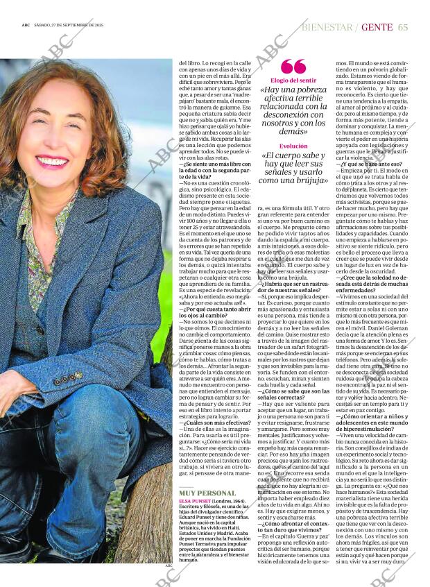 ABC MADRID 27-09-2025 página 65