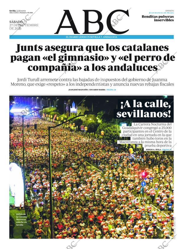 ABC SEVILLA 27-09-2025 página 1