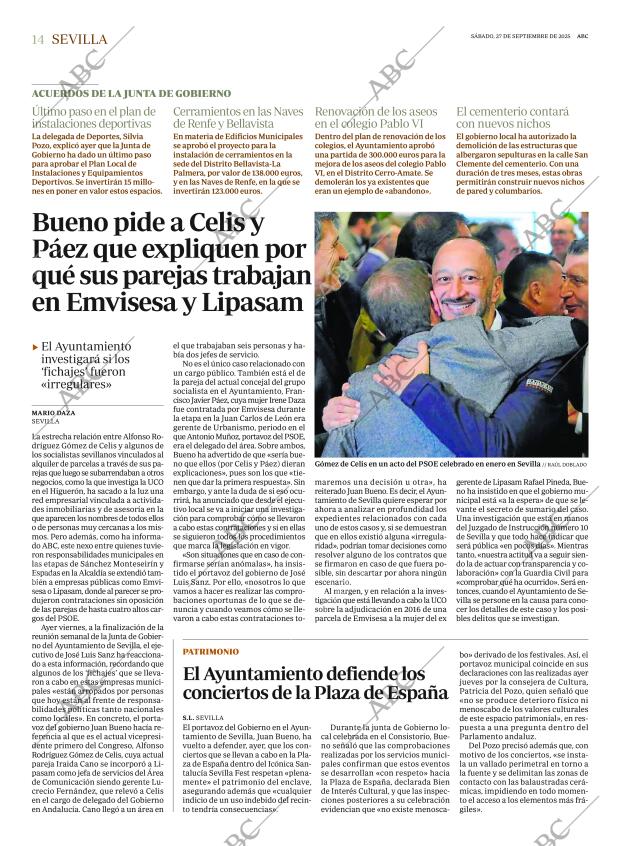 ABC SEVILLA 27-09-2025 página 14