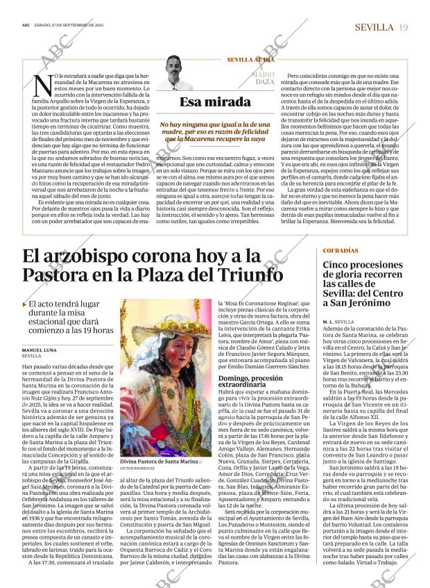ABC SEVILLA 27-09-2025 página 19