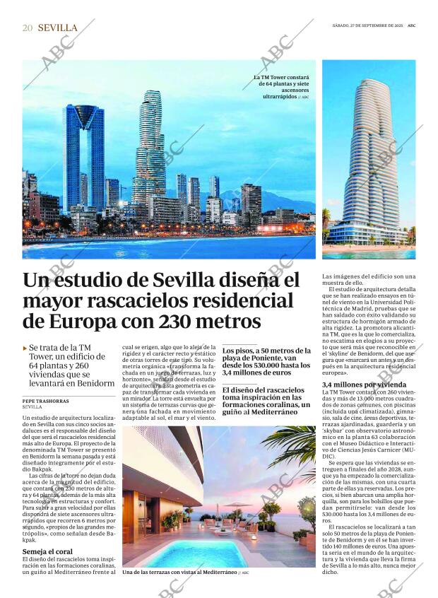 ABC SEVILLA 27-09-2025 página 20