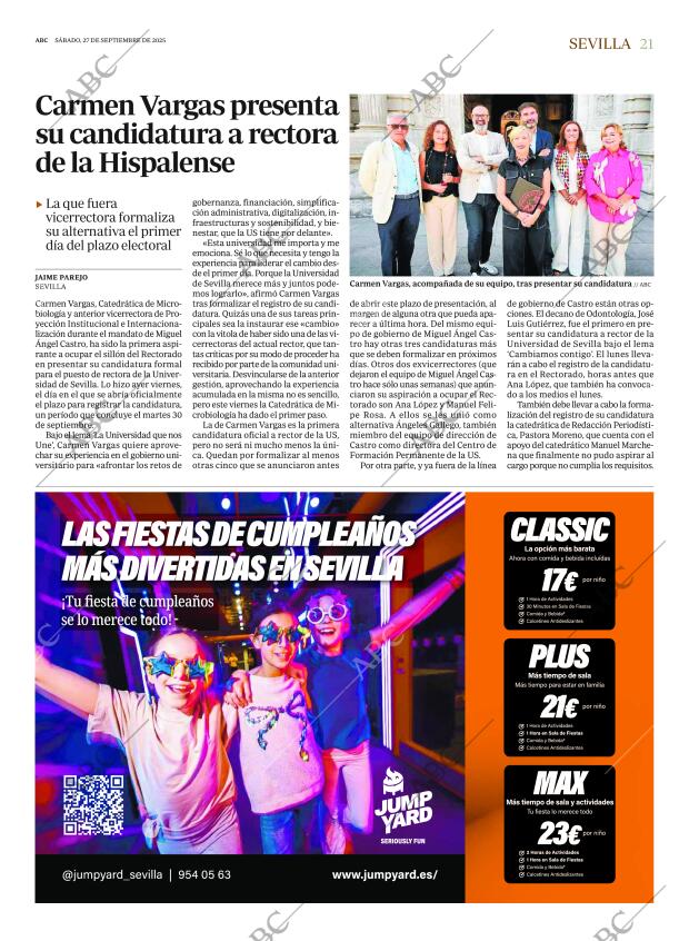 ABC SEVILLA 27-09-2025 página 21