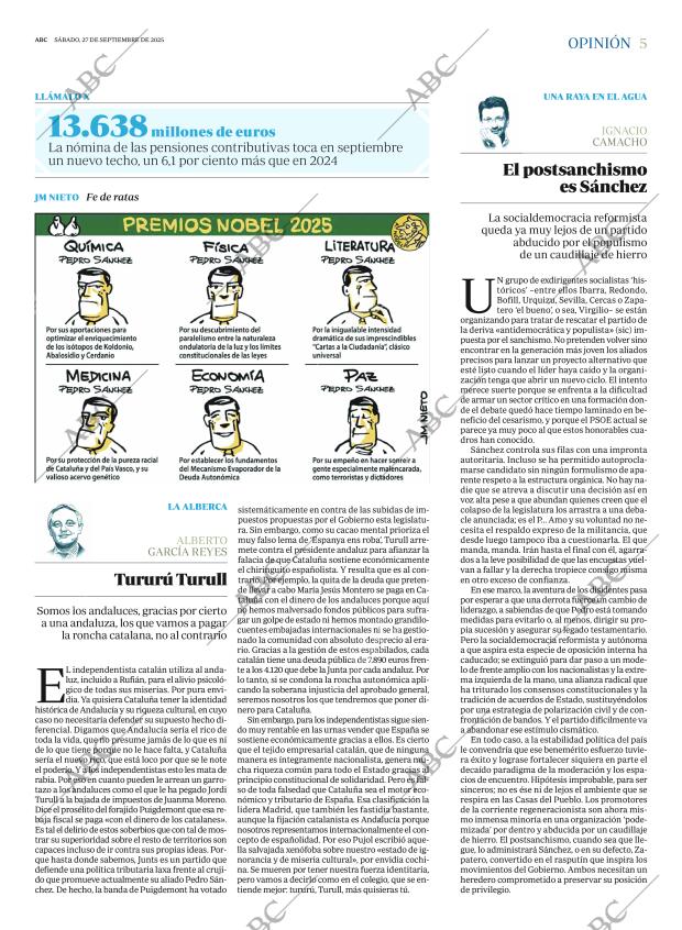 ABC SEVILLA 27-09-2025 página 5