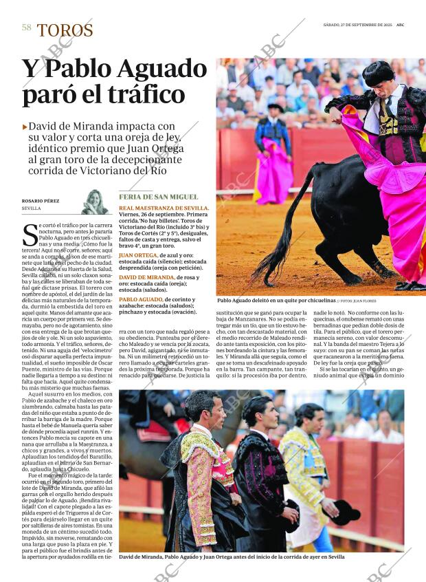 ABC SEVILLA 27-09-2025 página 58