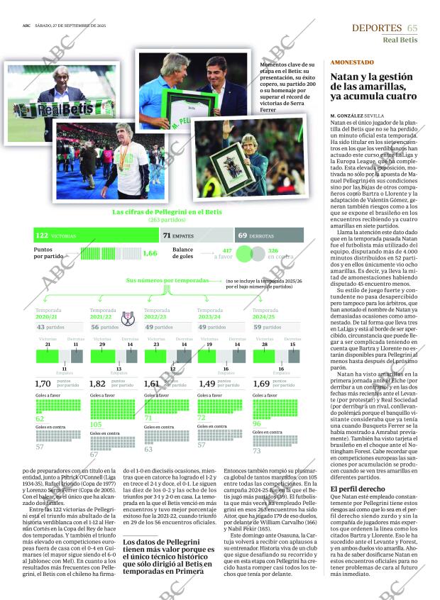 ABC SEVILLA 27-09-2025 página 65