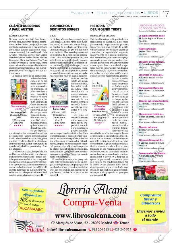 CULTURAL MADRID 27-09-2025 página 17
