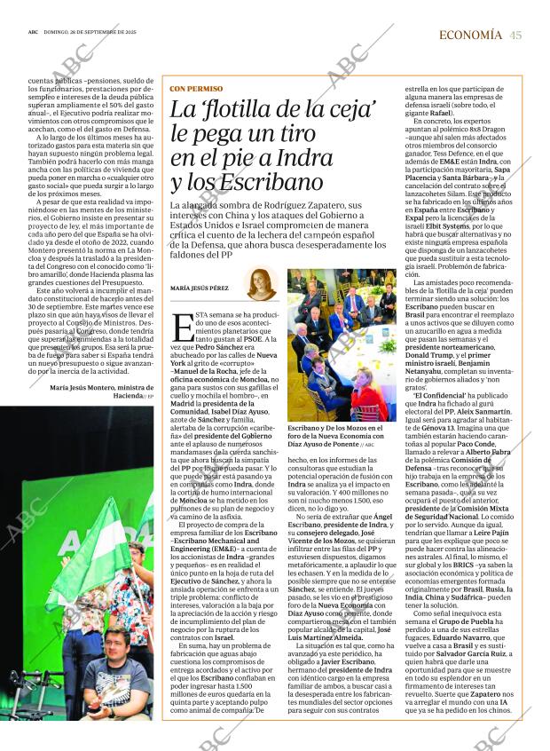ABC MADRID 28-09-2025 página 45