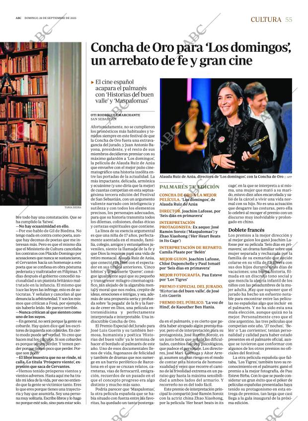 ABC MADRID 28-09-2025 página 55