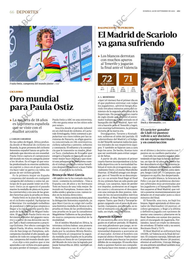 ABC MADRID 28-09-2025 página 66