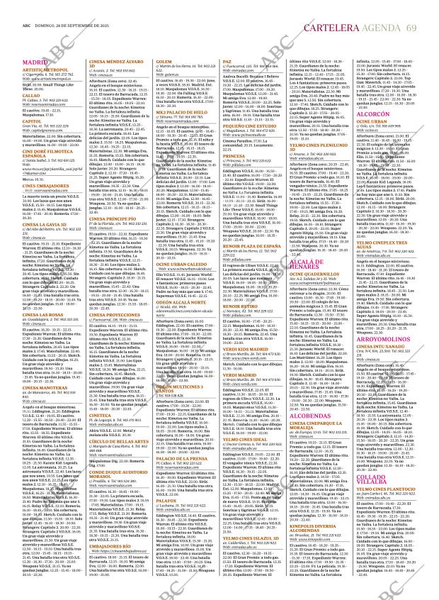 ABC MADRID 28-09-2025 página 69