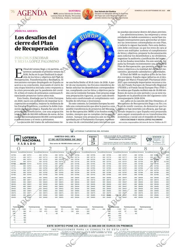 ABC MADRID 28-09-2025 página 76