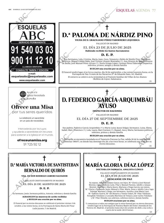 ABC MADRID 28-09-2025 página 77