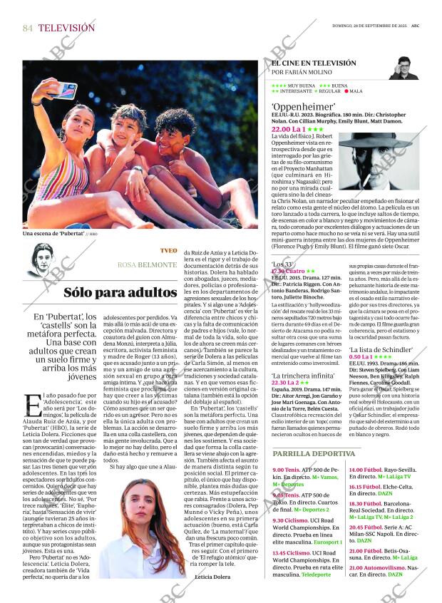 ABC MADRID 28-09-2025 página 84