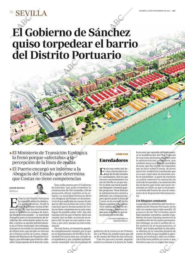 ABC SEVILLA 28-09-2025 página 16