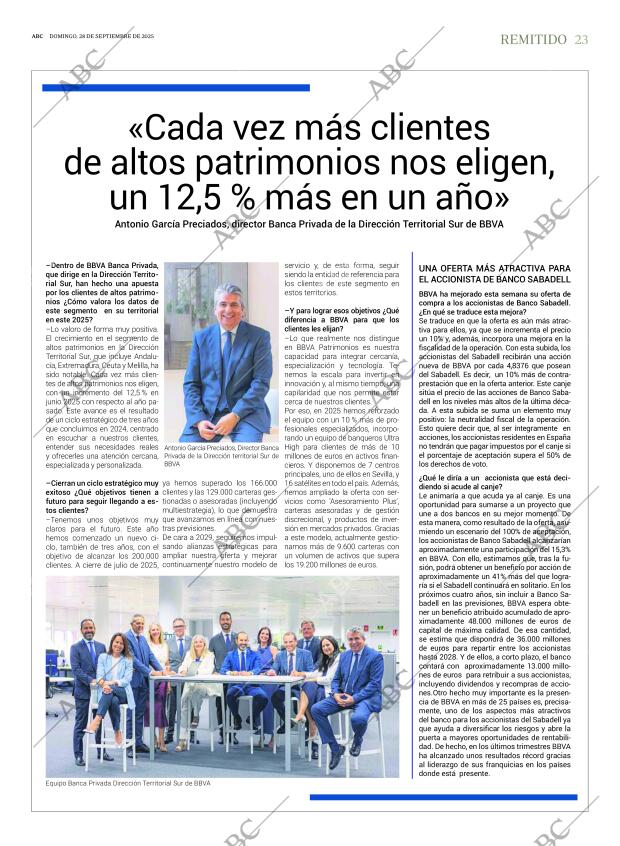 ABC SEVILLA 28-09-2025 página 23