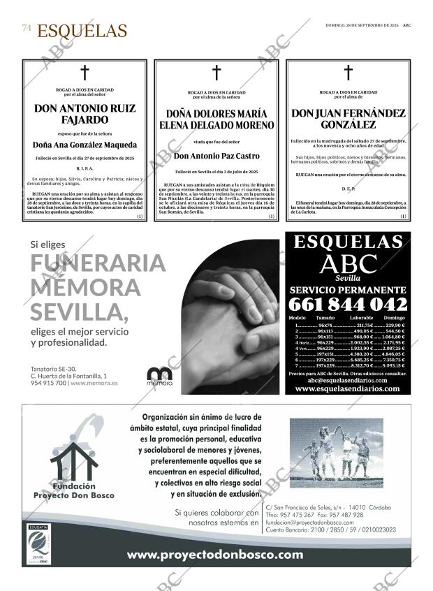 ABC SEVILLA 28-09-2025 página 74