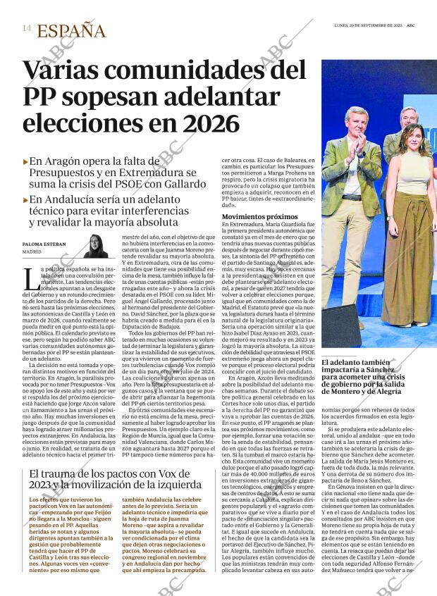 ABC MADRID 29-09-2025 página 14