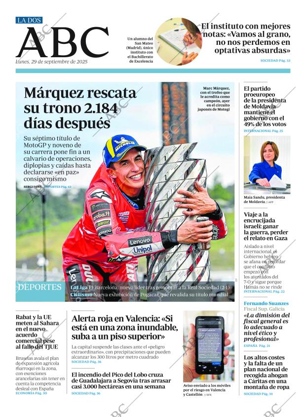 ABC MADRID 29-09-2025 página 2