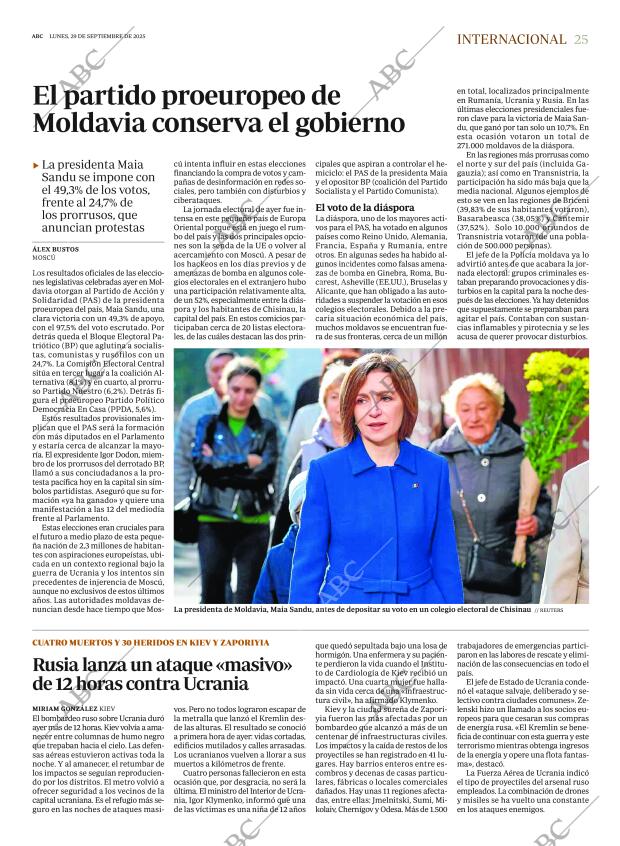 ABC MADRID 29-09-2025 página 25