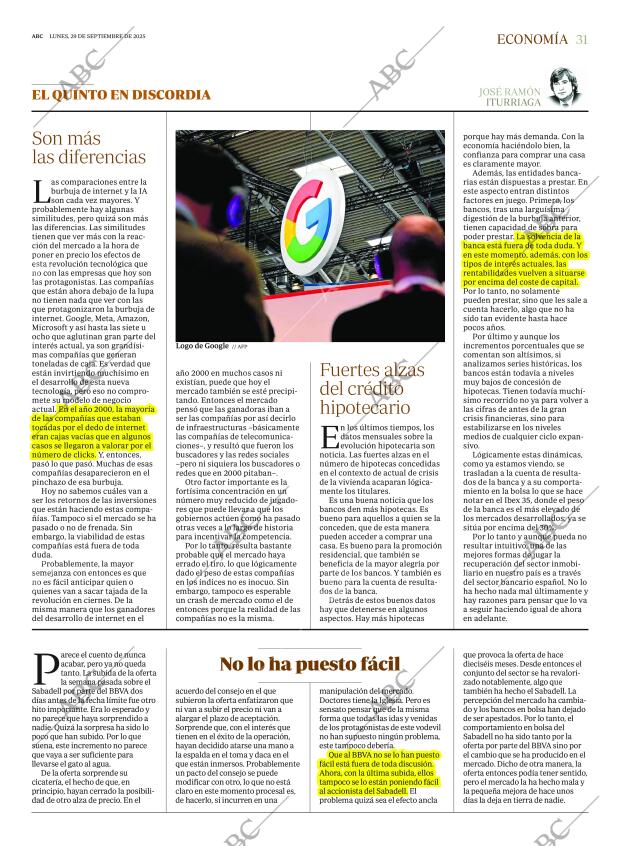 ABC MADRID 29-09-2025 página 31