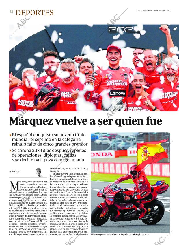 ABC MADRID 29-09-2025 página 42