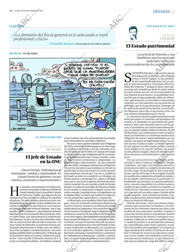 ABC MADRID 29-09-2025 página 5