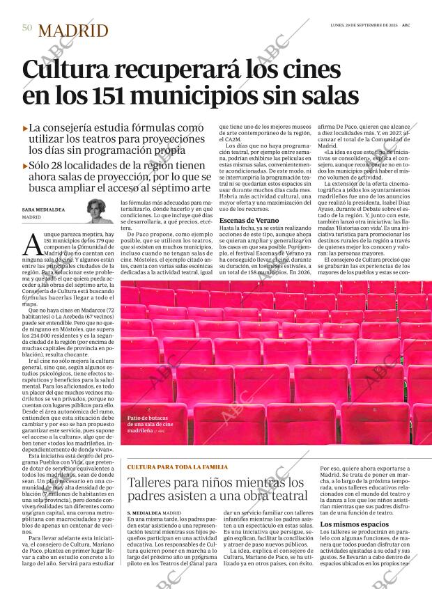 ABC MADRID 29-09-2025 página 50