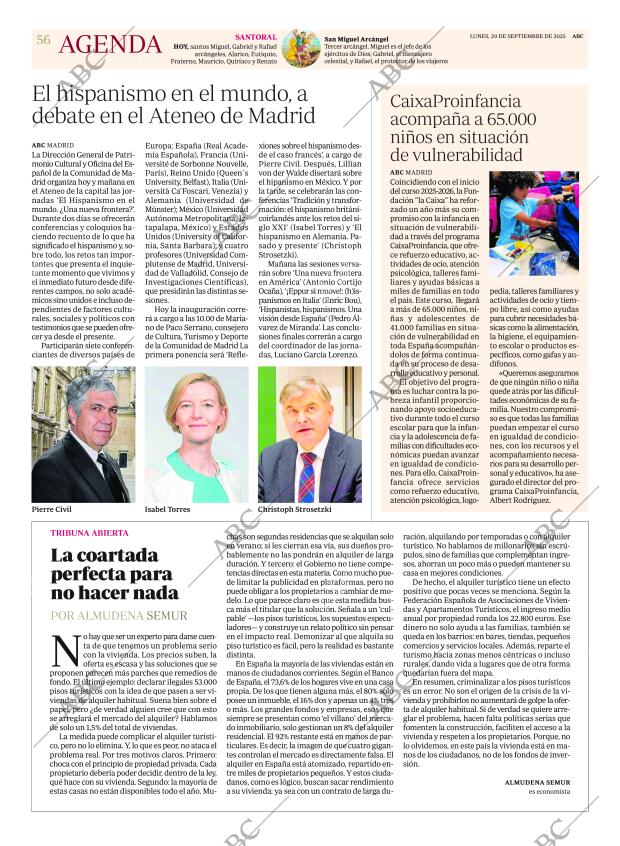 ABC MADRID 29-09-2025 página 56
