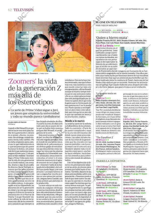 ABC MADRID 29-09-2025 página 62