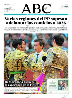 ABC SEVILLA 29-09-2025 página 1
