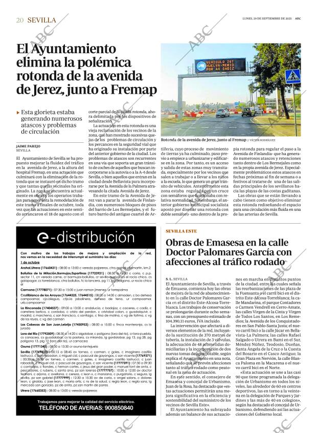 ABC SEVILLA 29-09-2025 página 20