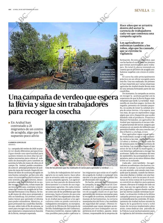 ABC SEVILLA 29-09-2025 página 21