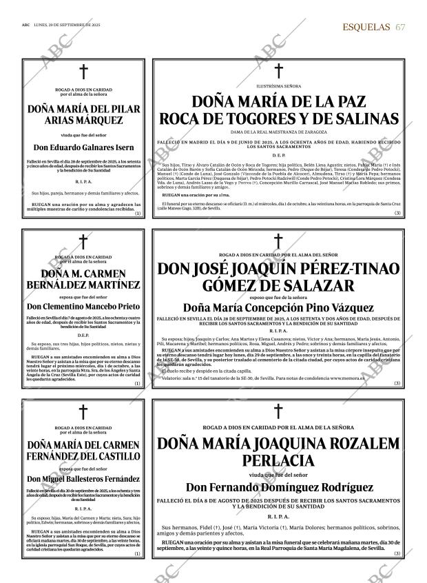 ABC SEVILLA 29-09-2025 página 67