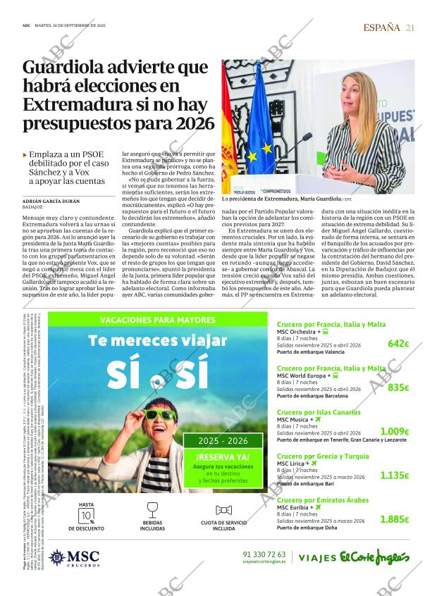 ABC MADRID 30-09-2025 página 21